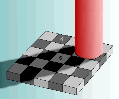 Schatten Schachbrett