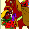 Pferd mit Geschenken